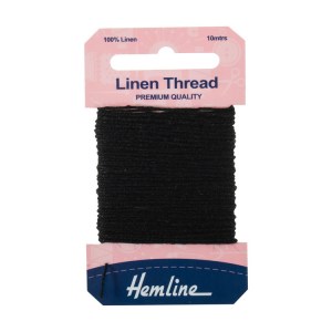 linen thread blk h1001